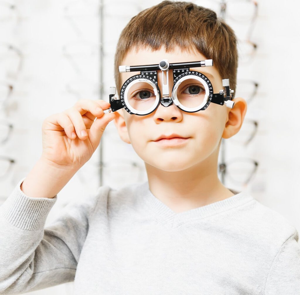 young child eye exam